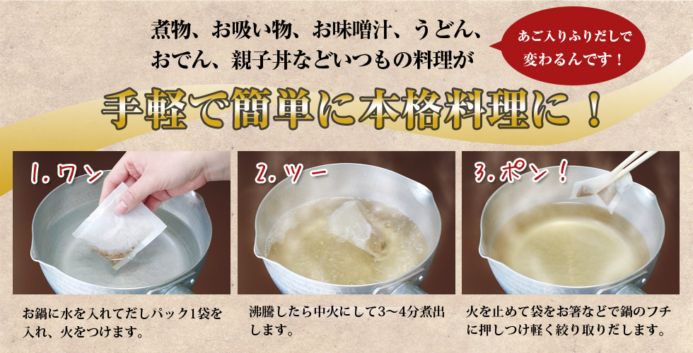 あご入りふりだしで変わるんです!